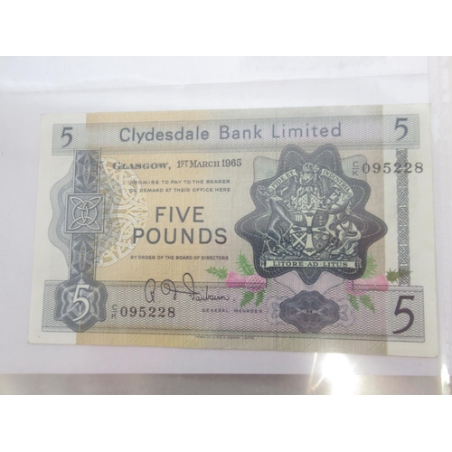 635 - Impressive single owner collection of Scottish banknotes cont. in 2 folders with slip-case, from The... 