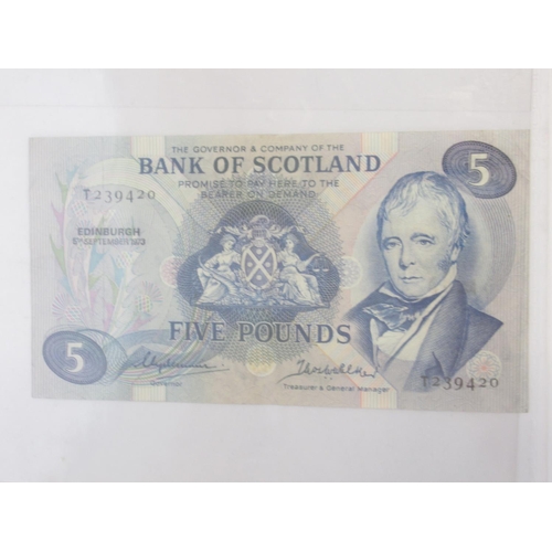 635 - Impressive single owner collection of Scottish banknotes cont. in 2 folders with slip-case, from The... 