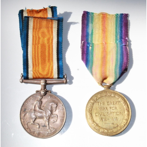 239 - Victory Medal with related information, To 3.9504 Acting Sargent P. Robson, Yorkshire Regiment. With... 