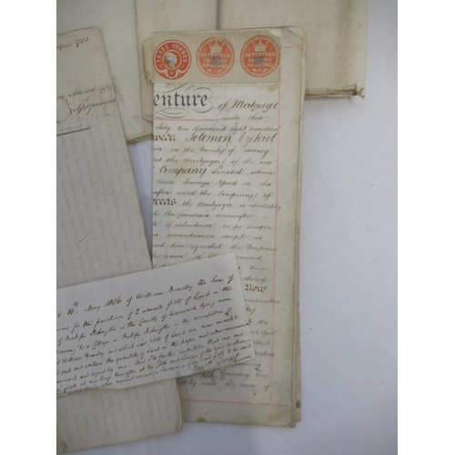 289 - Collection of c18th/19th Indentures most relating to Lord William Manners of the Manor of Bay Hall, ... 