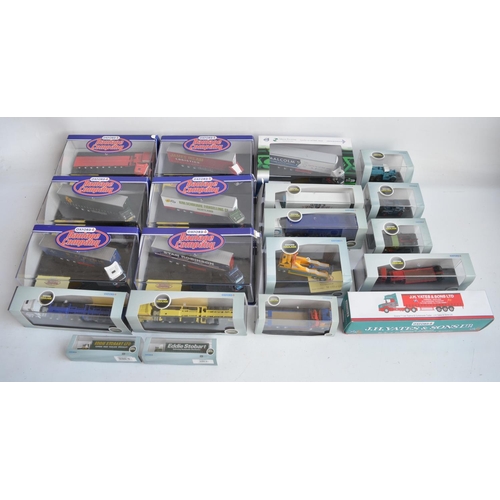 591 - Twenty boxed diecast truck models from Oxford Diecast (19x Haulage range) to include 18x 1/76 scale ... 