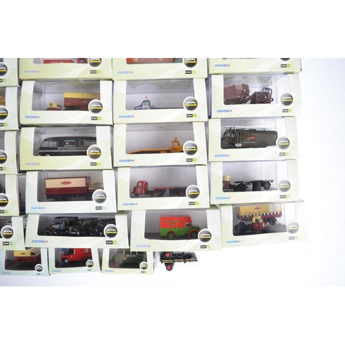 592 - Fifty boxed vehicle models/model sets from Oxford Diecast's Commercials range of models, mostly 1/76... 