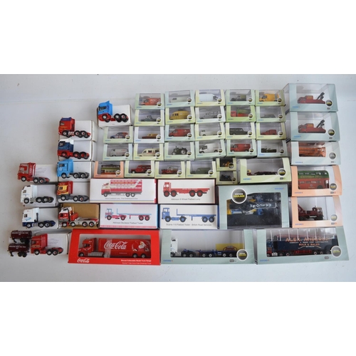 593 - Collection of diecast vehicle models from Oxford Diecast, all 1/76 scale (OO gauge), some wing mirro... 