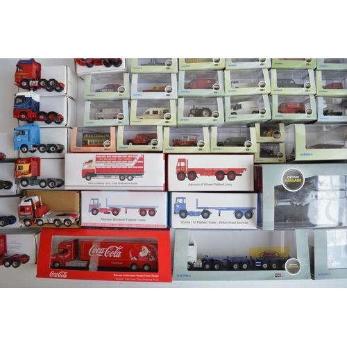 593 - Collection of diecast vehicle models from Oxford Diecast, all 1/76 scale (OO gauge), some wing mirro... 