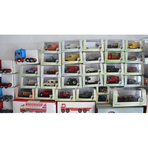 593 - Collection of diecast vehicle models from Oxford Diecast, all 1/76 scale (OO gauge), some wing mirro... 