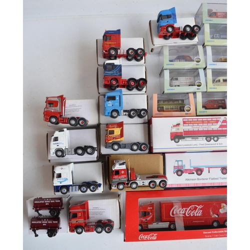 593 - Collection of diecast vehicle models from Oxford Diecast, all 1/76 scale (OO gauge), some wing mirro... 