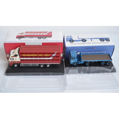 593 - Collection of diecast vehicle models from Oxford Diecast, all 1/76 scale (OO gauge), some wing mirro... 