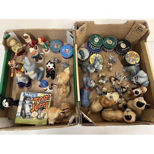 297 - Collection of Wade Whimsies, incl. boxed Wade 'Tom and Jerry' figures; Wade Lady and the Tramp figur... 