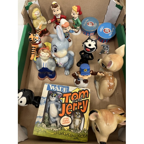 297 - Collection of Wade Whimsies, incl. boxed Wade 'Tom and Jerry' figures; Wade Lady and the Tramp figur... 