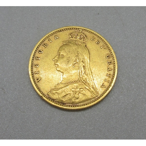 79 - Queen Victoria 1892 half sovereign