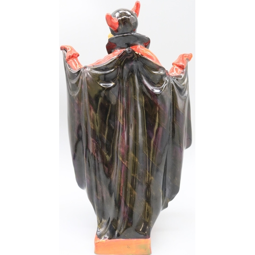 258 - Royal Doulton figure 'Marietta' HN1341, woman in horned cap and cloak, in red and black colourway, m... 