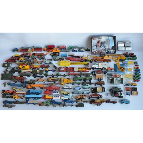 597A - Collection of playworn mostly vintage diecast models from Dinky, Dublo Dinky and Corgi plus various ... 