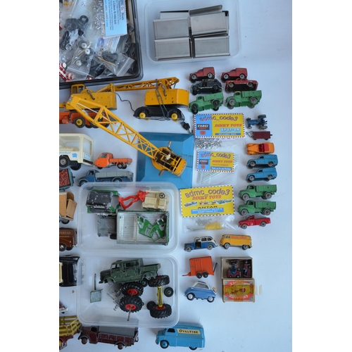 597A - Collection of playworn mostly vintage diecast models from Dinky, Dublo Dinky and Corgi plus various ... 