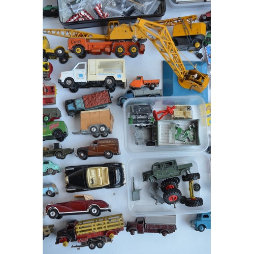 597A - Collection of playworn mostly vintage diecast models from Dinky, Dublo Dinky and Corgi plus various ... 