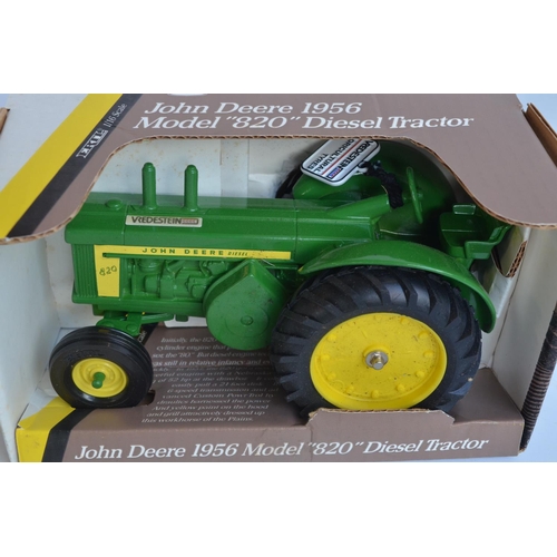 598A - Four boxed 1/16 scale diecast metal tractor models from Ertl to include Massey Harris 55, McCormick ... 