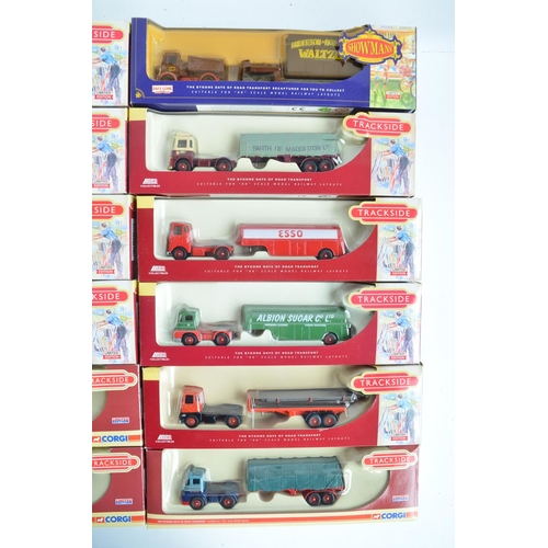 600 - Collection of diecast 1/76 scale (OO gauge) truck models from Lledo Trackside and Day's Gone range (... 