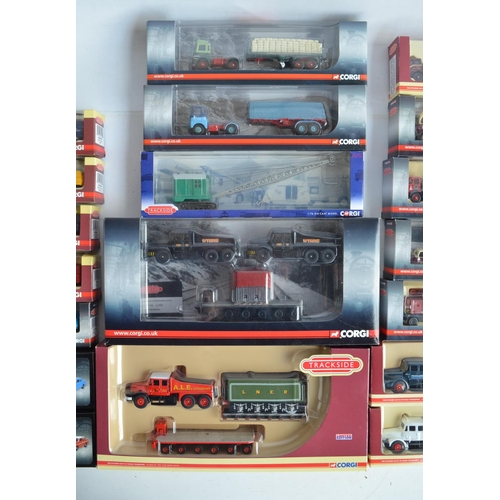 601 - Collection of diecast 1/76 scale (OO gauge) model vehicles from Corgi's Trackside range including li... 