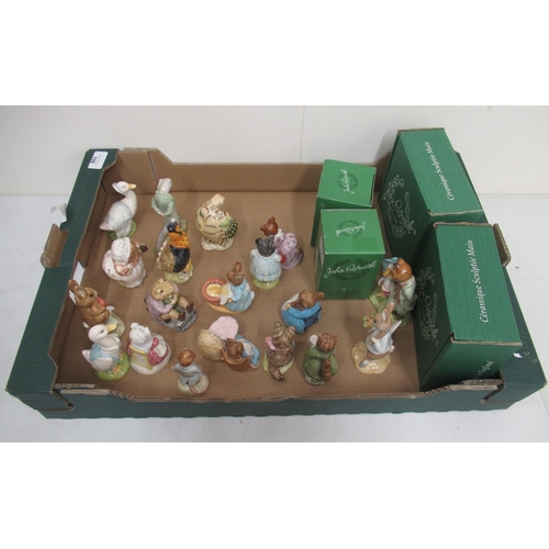 198 - Collection of Beswick Beatrix Potter figures, incl. 'Mrs Tiggy-Winkle', with box; 'Peter Rabbit Gard... 