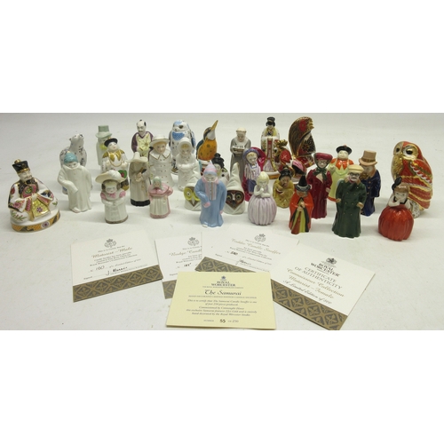 185 - Collection of Royal Worcester candle snuffers, incl. 'Howard', Helen's Babies, limited edition of 75... 