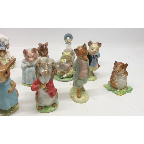 195 - Collection of Beswick Beatrix Potter figures, with earlier stamps (20)