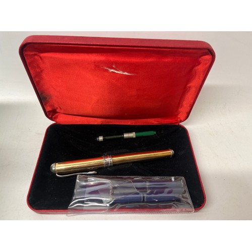 643A - Cesare Emiliano gold plated fountain pen