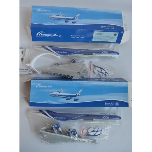 11 - Collection of mostly 1/200 plastic snap fit aircraft models, all Volga-Dnepr/Cargo Logic Air and Air... 