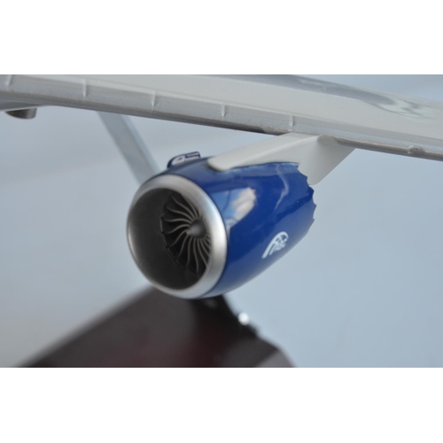 5 - Large Air Bridge Cargo Boeing 747-8F desktop display model in 1/100 scale, no makers marks (model ma... 