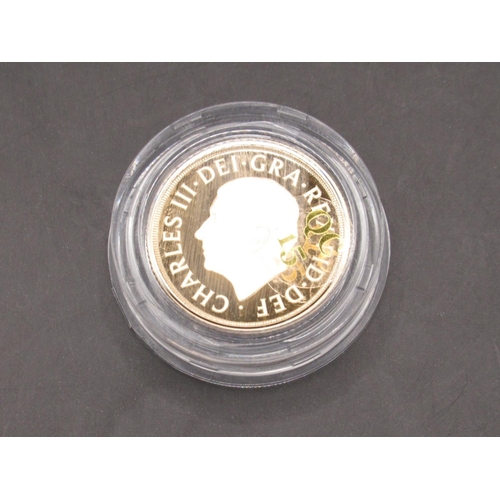 131A - Queen Elizabeth II Memorial Sovereign 2022 Gold Proof Coin, No.09928/17500, encapsulated in case wit... 