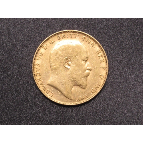 133B - Edward VII 1908 Sovereign