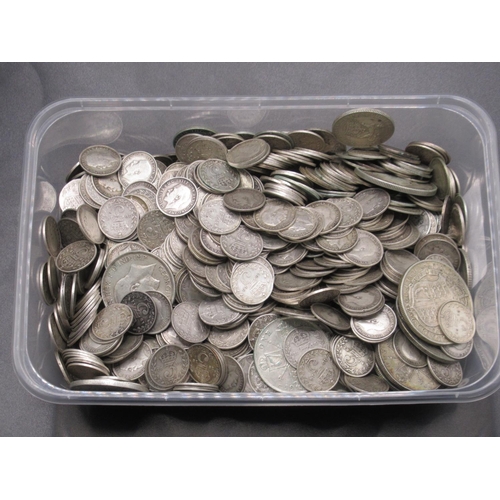 136B - Collection of Pre-1920 GB silver content coins to inc. Half-Crowns, Florins, Shillings and 3 pence's... 