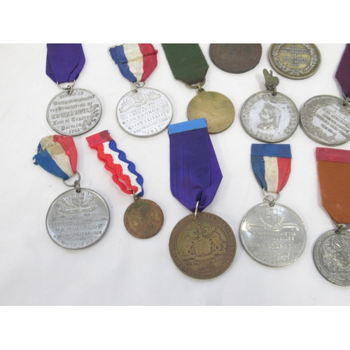 183 - Collection of Coronation and other Royal commemorative medals, majority with ribbons