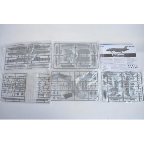 34 - Complete and unstarted Trumpeter 1/32 scale Lockheed Martin F-35C Lightning II model kit, all sprues... 