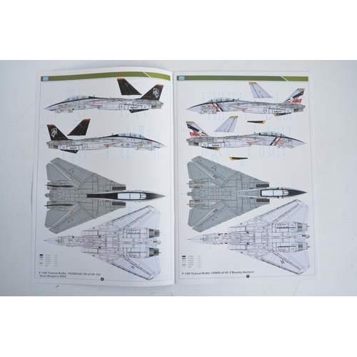 38 - AMK 1/48 scale Grumman F-14D Super Tomcat model kit with upgraded detailing and 3D printed parts, ki... 