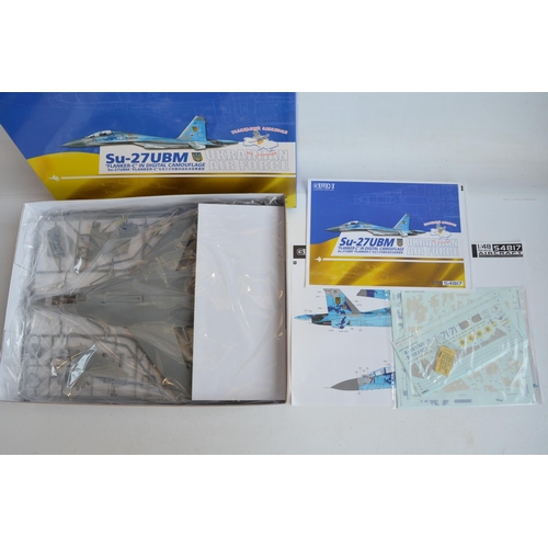 40 - Two unstarted 1/48 scale modern highly detailed model kits from Great Wall Hobby (GWH) to include a ... 