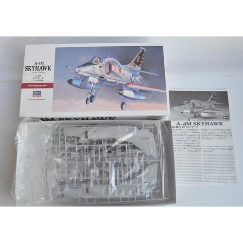 41 - Three unstarted 1/48 US Navy themed model aircraft kits to include a Tamiya McDonnell Douglas F-4B P... 