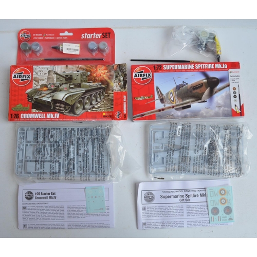 47 - Collection of 1/72 scale aircraft models to include an Airfix Avro Vulcan (please note some parts re... 