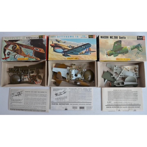 48 - Collection of mostly incomplete and partially built model kits, various scales and manufacturers, a ... 