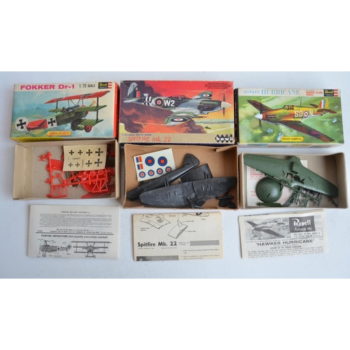 48 - Collection of mostly incomplete and partially built model kits, various scales and manufacturers, a ... 