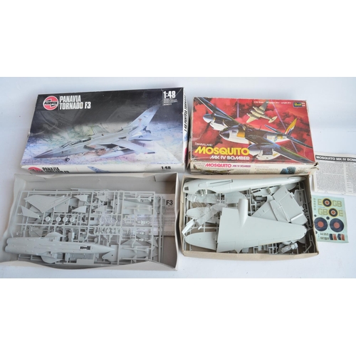 48 - Collection of mostly incomplete and partially built model kits, various scales and manufacturers, a ... 