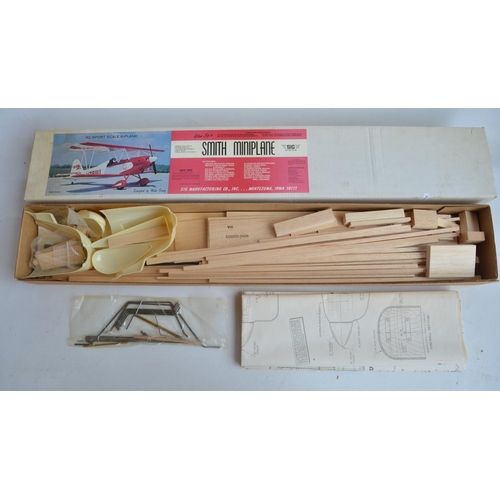 52 - Two unbuilt balsa wood radio controlled model aircraft kits to include a Flair Scout Series Legionai... 