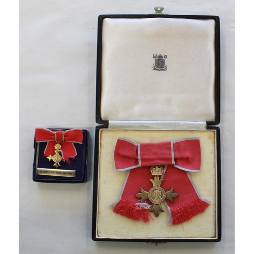 245 - Order of the British Empire.  Awarded to Mrs Eva Ratcliff (nee Stringer) 1899-1990. Eva was mentione... 