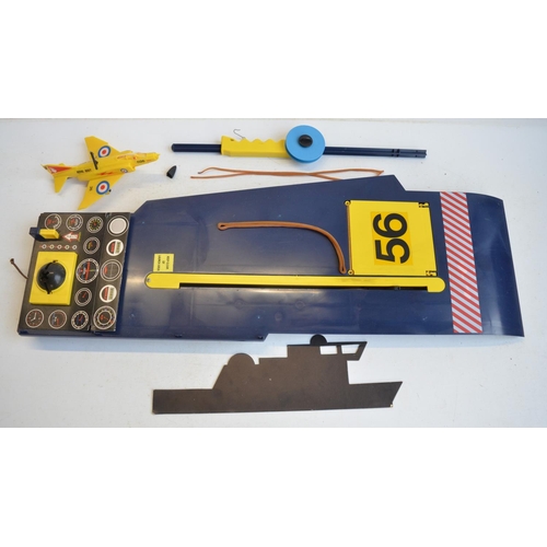 60 - Three boxed vintage model playsets to include an Airfix Super Flight Deck and Matchbox Counter-Attac... 