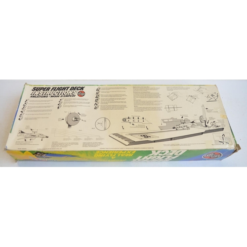 60 - Three boxed vintage model playsets to include an Airfix Super Flight Deck and Matchbox Counter-Attac... 