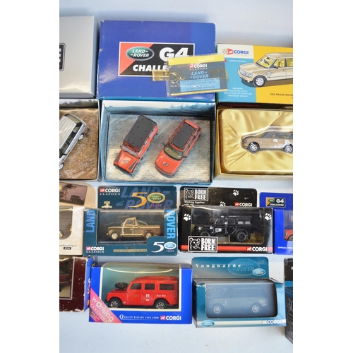 62 - Collection of Land Rover models from Corgi and Britain's including Corgi Classics 07104 Daktari Land... 