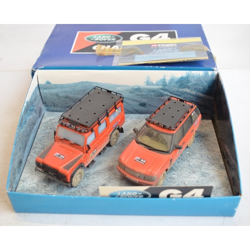 62 - Collection of Land Rover models from Corgi and Britain's including Corgi Classics 07104 Daktari Land... 