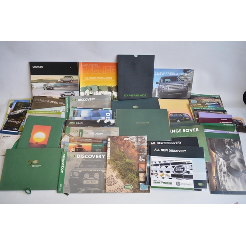 65 - Extensive collection of Land Rover/Range Rover brochures and advertising literature, qty, 2 boxes