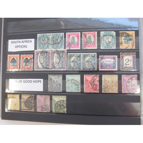 197 - Two albums cont. c19th/c20th India & States, South Africa, Transvaal, etc. stamps