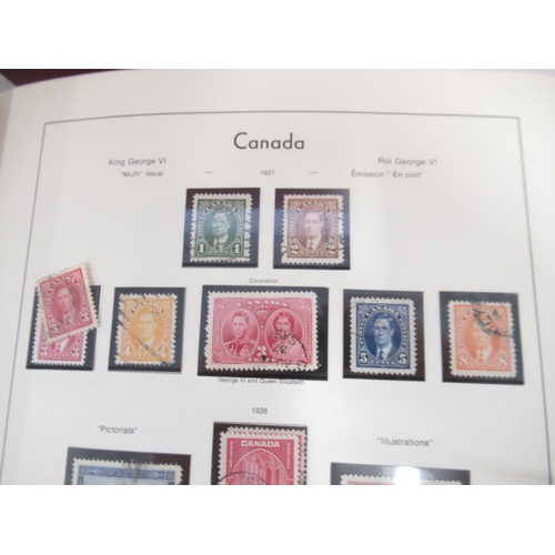 185 - Leuchtturm Lighthouse Canada Ref. No. 51 stamp album cont. various Canadian c19th/20th stamps