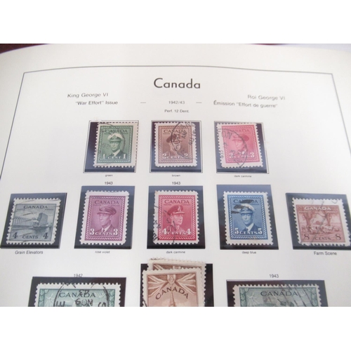 185 - Leuchtturm Lighthouse Canada Ref. No. 51 stamp album cont. various Canadian c19th/20th stamps