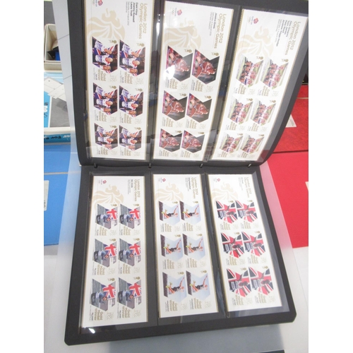 187 - Mixed collection of British stamps and FDCs, loose and in folders to inc. London 2012 Team GB Gold M... 